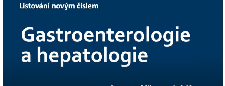 Hlavní obrázek - Gastroenterologie a hepatologie – 3. díl roku 2025